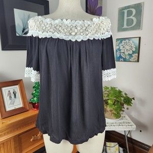 INC International Concepts Cold Shoulder Top S